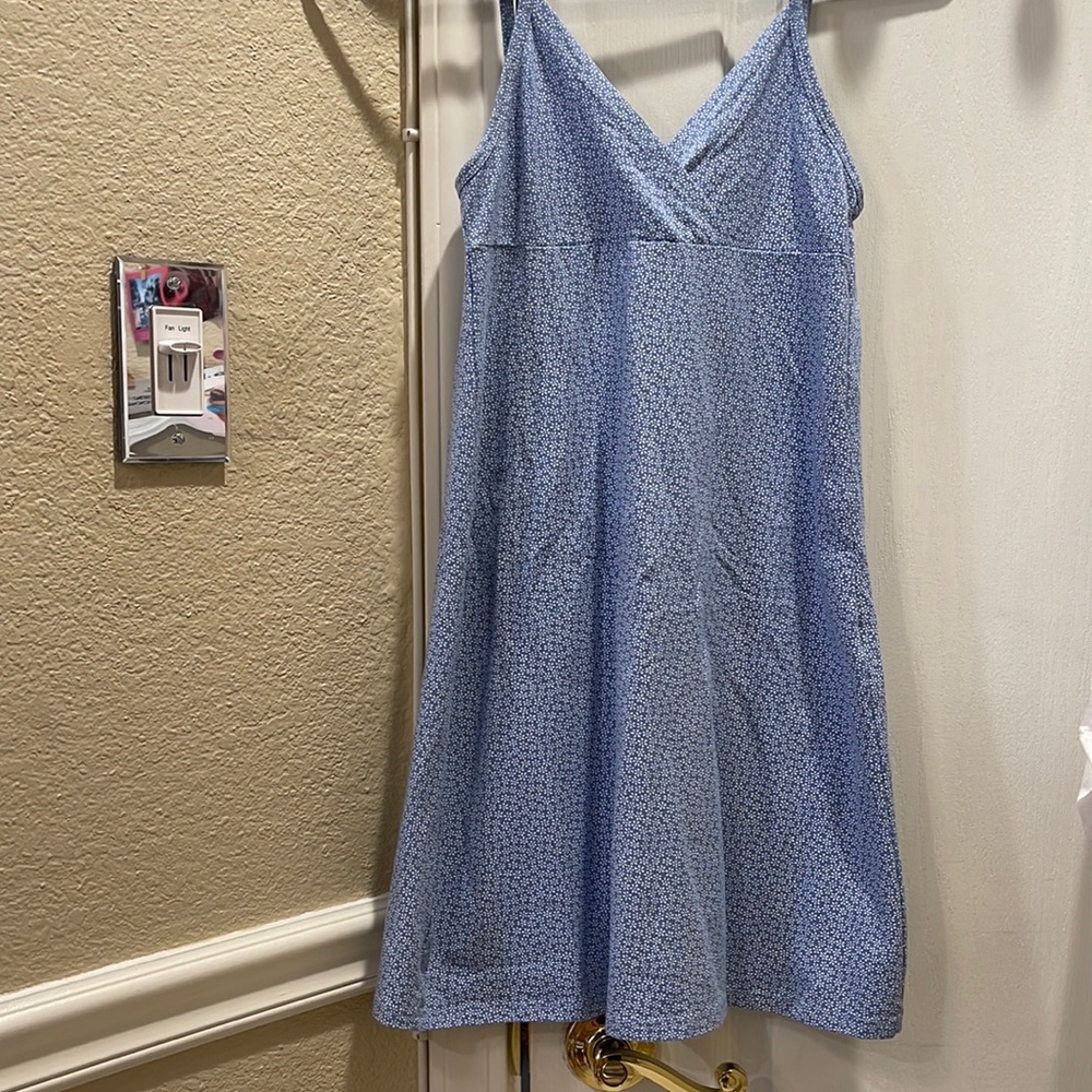v neck brandy dress- floral